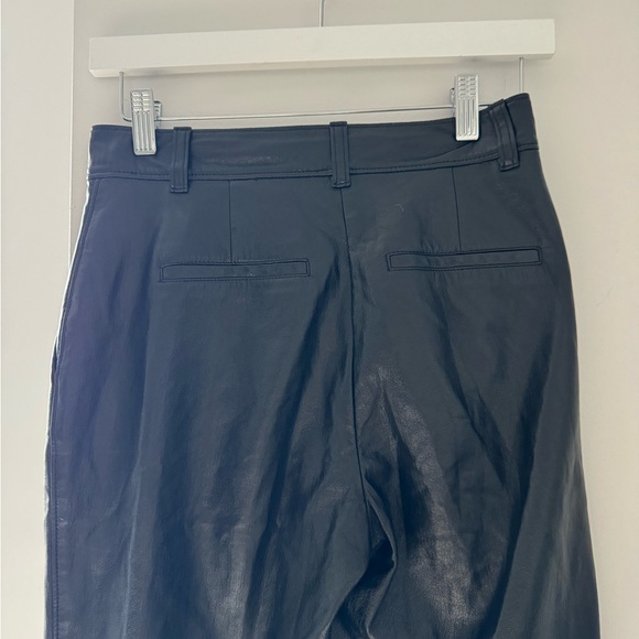 Babaton Vegan Leather Black Pants - Picture 9 of 11